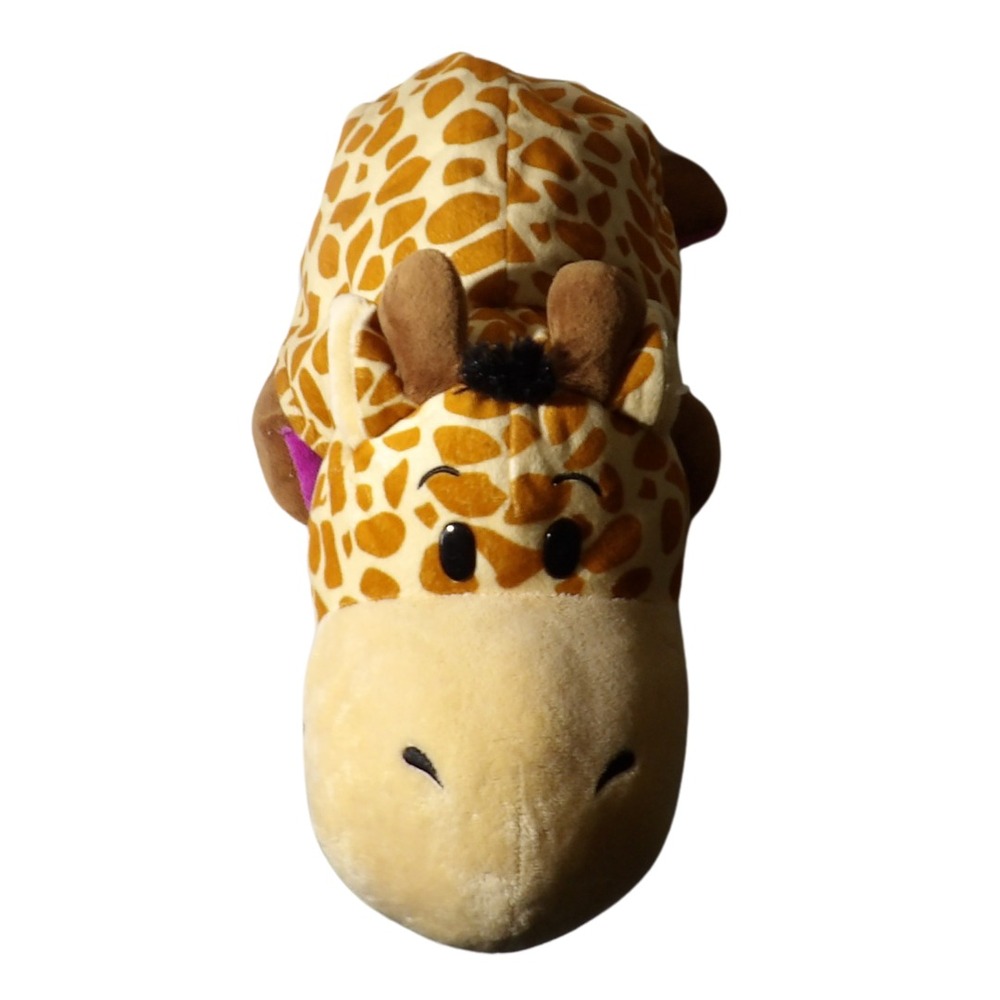 Flip A Zoo Stuffed Plush Ava Hippo Geo‎ Giraffe Reversible Soft Toy